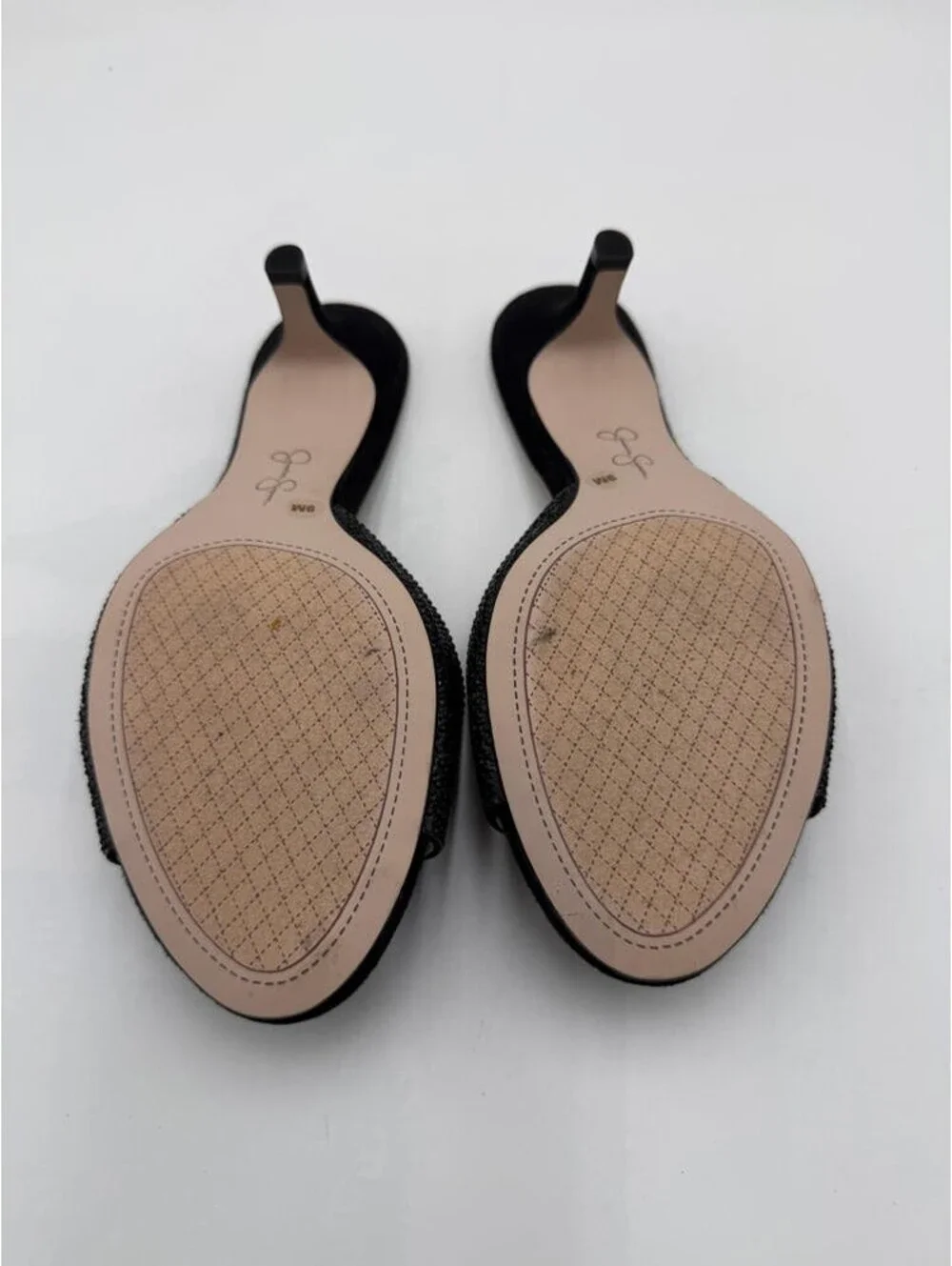 Women's Jessica Simpson Sofiah Kitten Heel Black Sandal Size 9M
